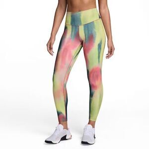 Nike One Artist Collection Women Size Small 7/8 Training Leggings Colorful NEW